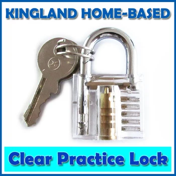 

Transparent Visible Pick Cutaway Practice Padlock Lock With Broken Key Removing Hooks Lock Kit Extractor Set Locksmith Tool