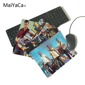 

MaiYaCa GTA 5 Trevor Franklin Michael Computer Gaming Pad to Mouse Rubber Pad Not Overlock Mouse Pad