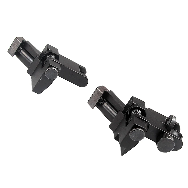 Tactical AR15 Airsoft Front and Rear flip up 45 Offset Degree Rapid Transition Backup Iron Sight Fit 20mm Picatinny rail RL27-0004-02