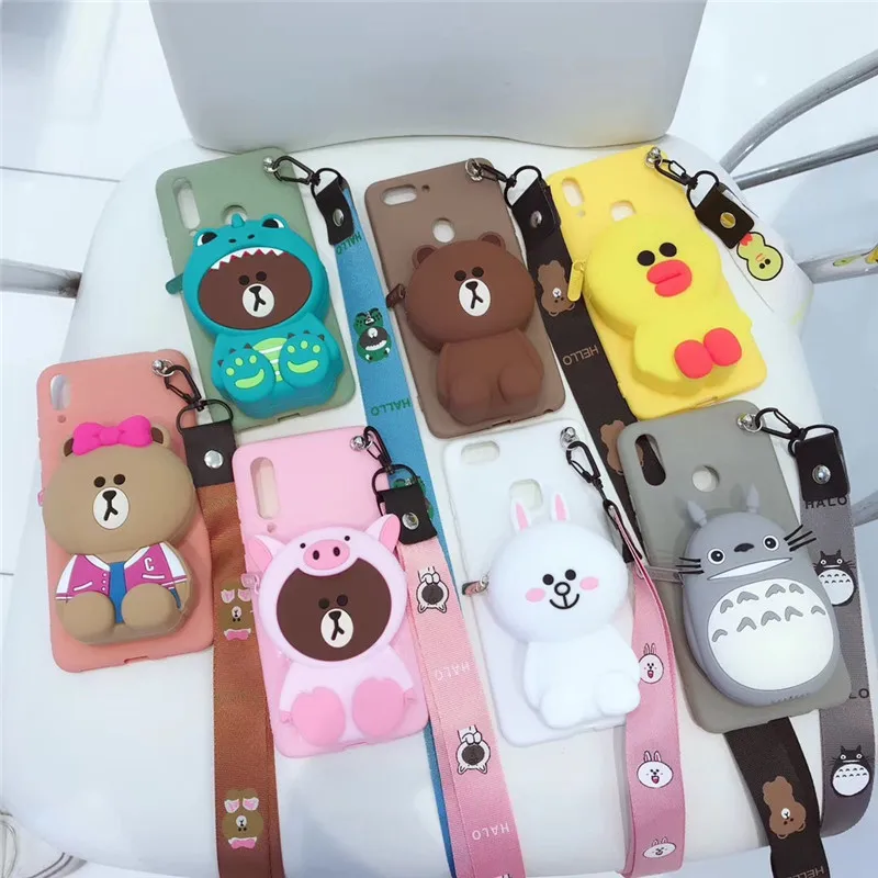 

3D Cartoon Totoro Hand with Phone Case For Redmi 4A 5X 5 5A 6 6pro For Xiaomi Redmi 5plus note5 6 7 Silicone Back Cover Fundas