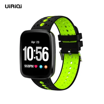 

UiRiQi Smart Watch Color Screen Smart Band Heart Rate Monitor Fitness Tracker Bluetooth Smart Wristband Sports Men Smartwatch.