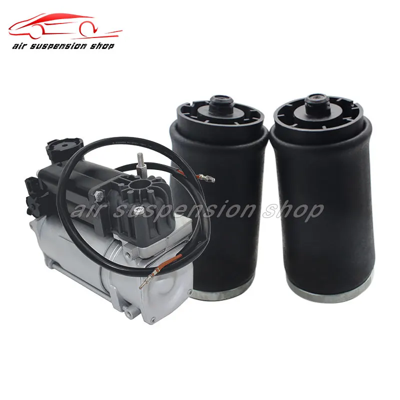 1 Set For Bmw X5 E53 Air Suspension Shock Compress Pump W/ Rear Left