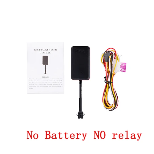 Gps трекер Автомобильный водонепроницаемый IP66 2G/GSM gps трекер мини-gps-локатор режущий масло превышение скорости Вибрация сигнализация гео-забор PK LK720 CJ720 - Цвет: NO Battery No Relay