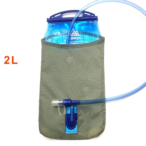 AONIJIE 1L/1.5L/2L сумка для мочевого пузыря PEVA Гидратация мочевого пузыря Велоспорт Туризм Кемпинг бег пакет сумка для воды - Цвет: 2L