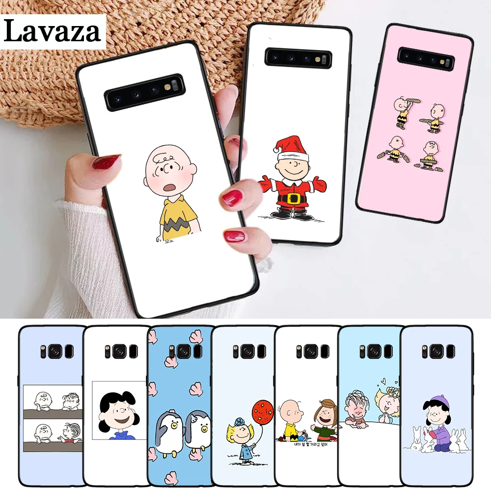 

Lavaza PEANUTS Pattern Silicone Case for Samsung S6 Edge S7 S8 Plus S9 S10 S10e Note 8 9 M10 M20 M30
