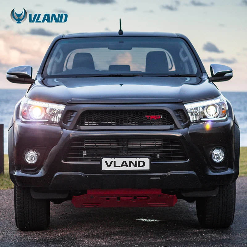 Автомобильные аксессуары Vland фары для toyota revo 2015 2017 фасветильник с дневсветильник