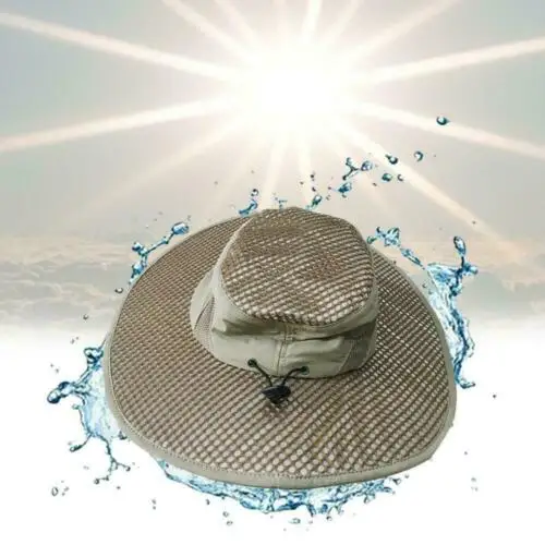 Унисекс испарительного охлаждения солнцезащитные шапки женские мужские УФ Защита ледяная Кепка Солнцезащитная полярная Повседневная шляпа один размер Sunhat