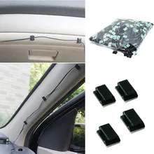 100Pcs/set WCC-2 Car Tie Clips Organizer Drop Adhesive Clamp Wire Cord Auto Fastener Clip Home Cable Holder Automobiles