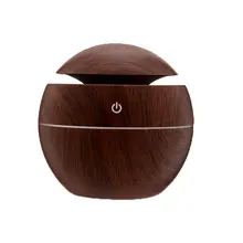 Creative Wood Grain Aromatherapy Mini Car Humidifier Home Night Light Usb Atomizer Mute Aromatherapy Machine