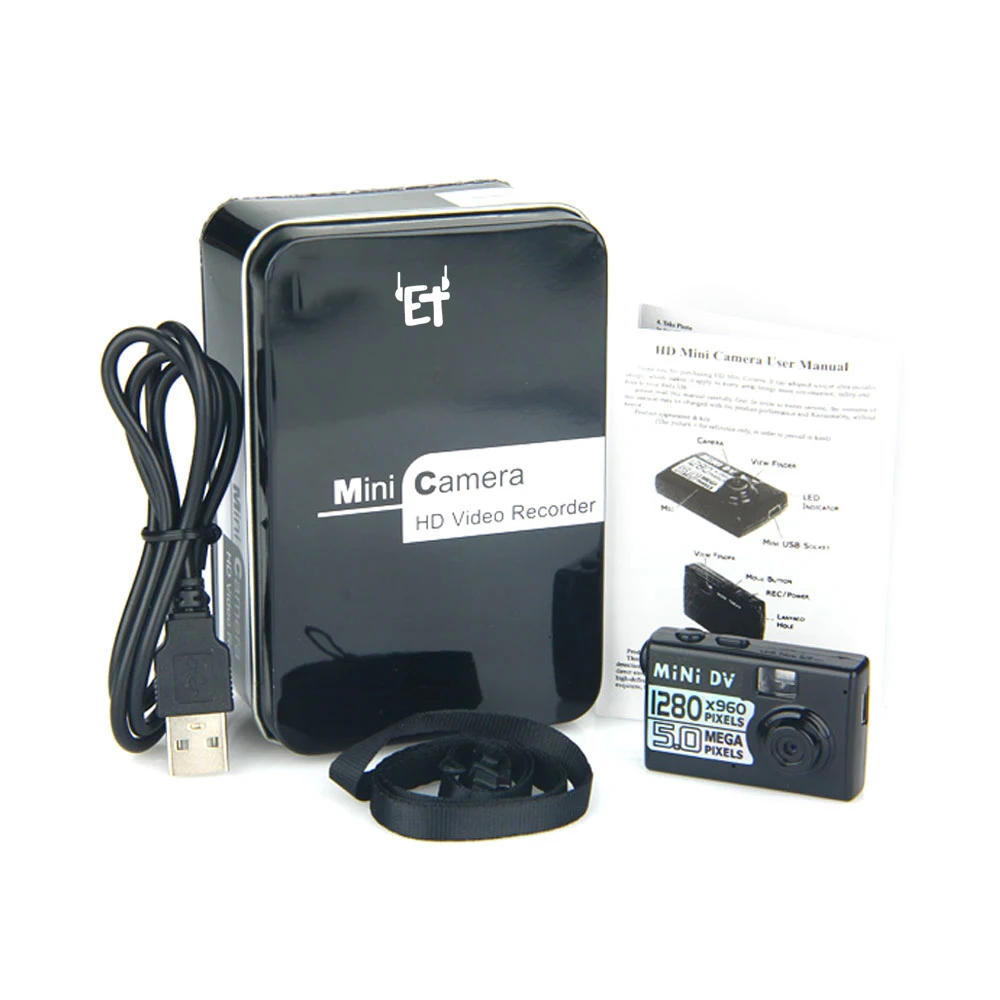 ET HD Micro Camera 5MP Mini DV Digital Camera Video Camcorder Webcam DVR  Driving Recorder 720P 1280*960 Portable Web Cam-in Mini Camcorders from  Consumer ...