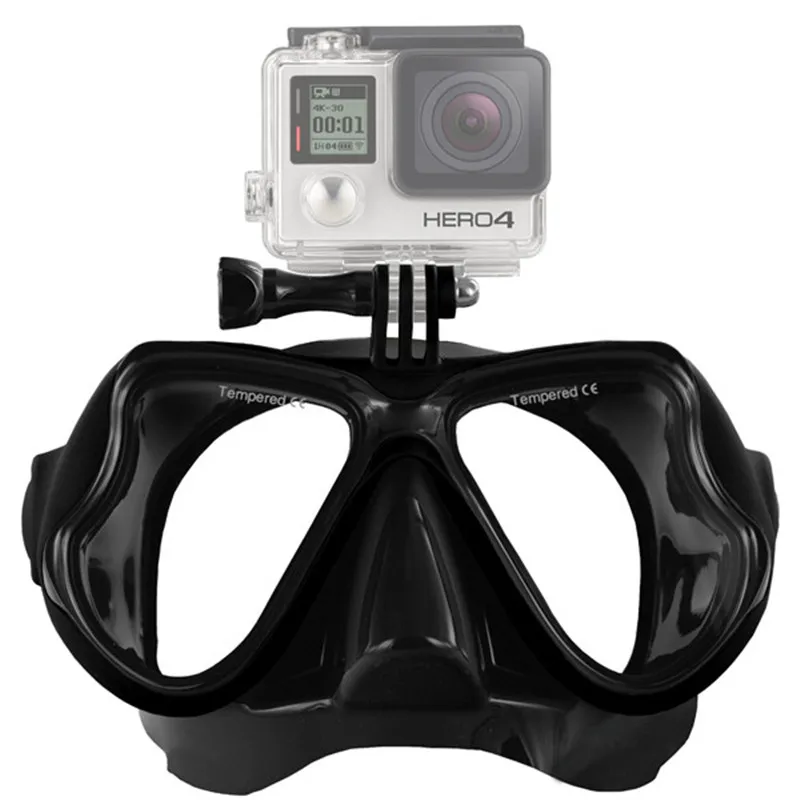 Подводная маска для дайвинга камеры Gopro Xiaomi Yi из закаленного стекла Акваланга Hero 4