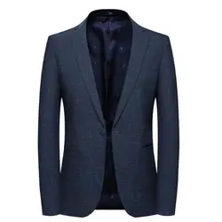 2019 Новое поступление для мужчин костюм Куртка Блейзер Мода Тонкий мужской костюмы повседневное пиджаки для женщин