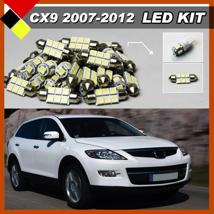 Car Interior Step Courtesy License Plate Dome Map Trunk Lights