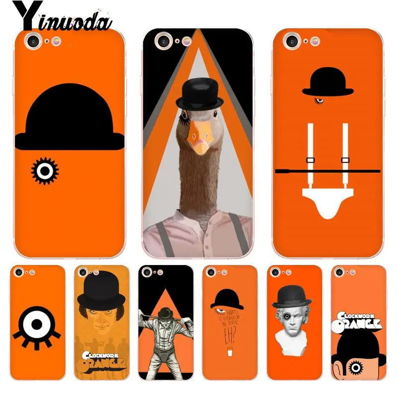 

Yinuoda For iphone 7 6 X Case A Clockwork Orange Transparent Phone Case for iPhone 8 7 6 6S Plus X XS XR XSMAX XS XR Cover