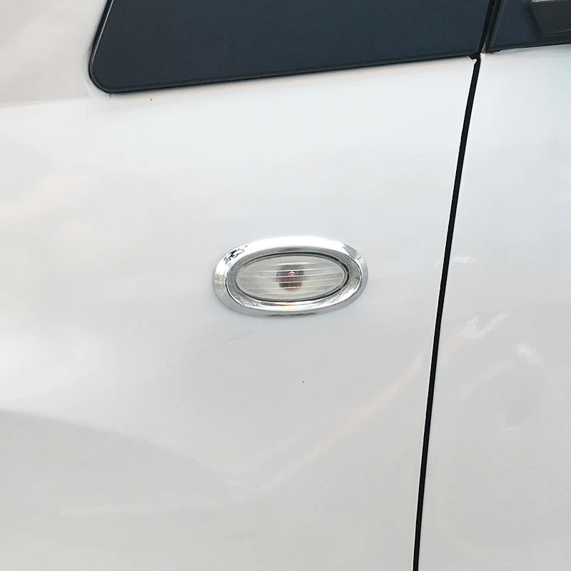Для Nissan Cube Juke Leaf Note Micra March хромированный боковой светильник Накладка для