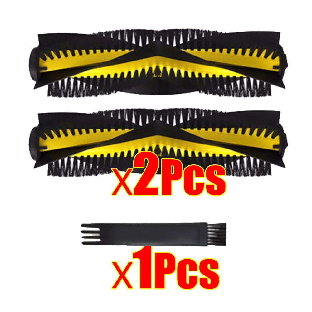 Роботизированный пылесос s части наборы роликов основная боковая щетка ткань Швабра Фильтр Hepa для Ilife V7S pro v7s V7s plus V7 - Цвет: 2Pcs main brush
