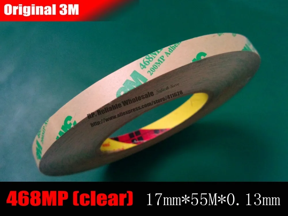 Buy (17mm*55M*0.13mm) 3M 468MP Two Sides Sticky Tape