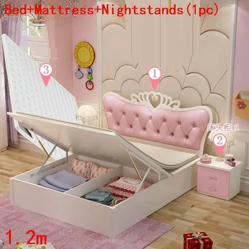 Деревянный De Madera литера Mebles Dla Dzieci ухода Bois Спальня Muebles горит Enfant Кама Infantil деревянные детские ребенок мебель кровать - Цвет: Version K