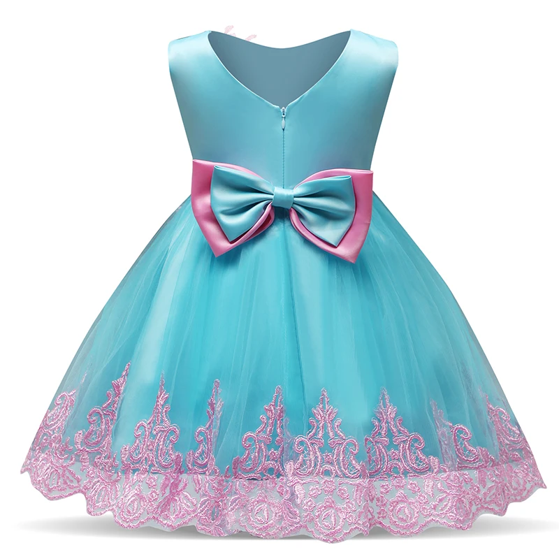 Стиль платья с вышивкой для девочек; вечерние платья для девочек детская одежда для девочек на возраст 1, 3, 5 лет, одежда для детей платье для крещения платье Vestidos