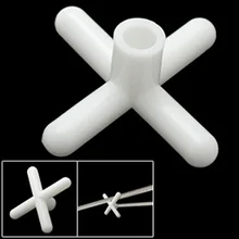 Nouveau 1 pièces blanc en plastique croix repose-tête support pour piscine billard table bâtons cadre pôle support tige accessoire 96(China)