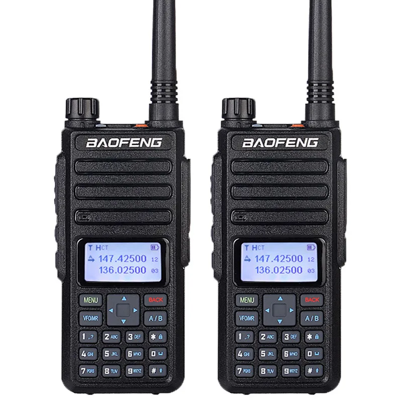 2 шт. Baofeng DM-1801 DMR цифровая рация Tier 1/2 Ham радио UHF VHF Walky Talky профессиональная CB радиостанция Telsiz - Цвет: 2 pieces