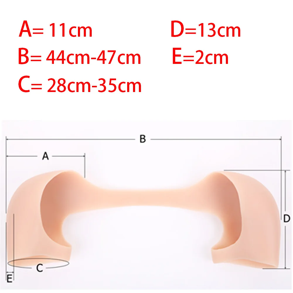 

IVITA Artifical Silicone Beige Shoulder Forms Realistic Fake Shoulder For Men Women Crossdresser Shemale Transgender Drag-Queen