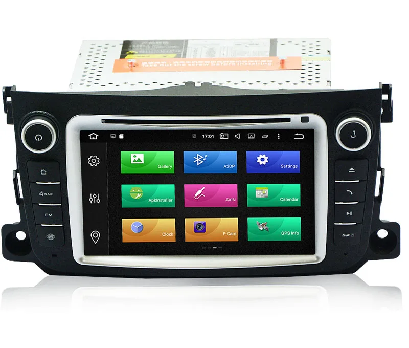 Cheap HIRIOT 7 Inch IPS Android 8.0 CAR DVD GPS Player For Mercedes Benz Smart 2011 2012 2013 2014 Navigation Auto Radio 4G+32G DAB+ 4