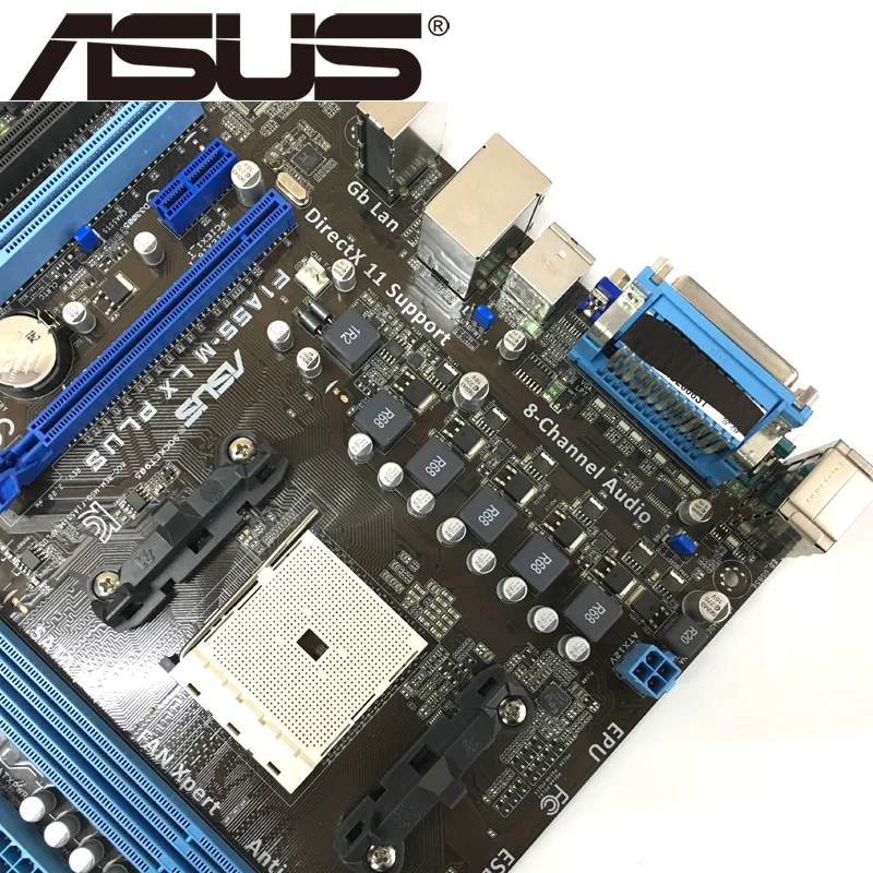 Asus оригинальная настольная материнская плата A55 Socket FM1 DDR3 32 ГБ для A / E2 б/у в