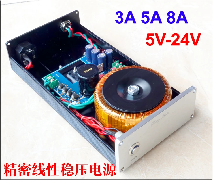 Mshow 120 Вт DC Линейный источник питания Выход 5 в обновление для SMSL M8A/TOPPING D50/Raspberry pi 3