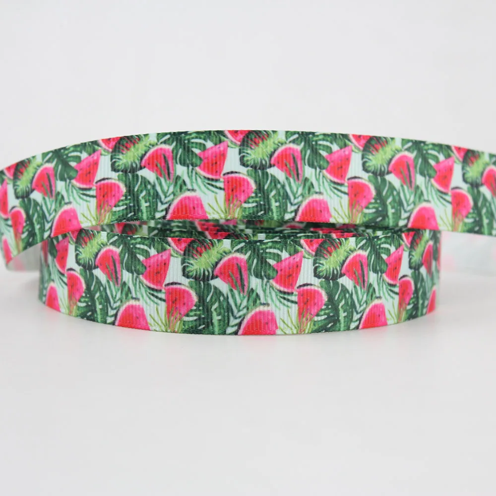 watermelon printed grosgrain ribbon (3)