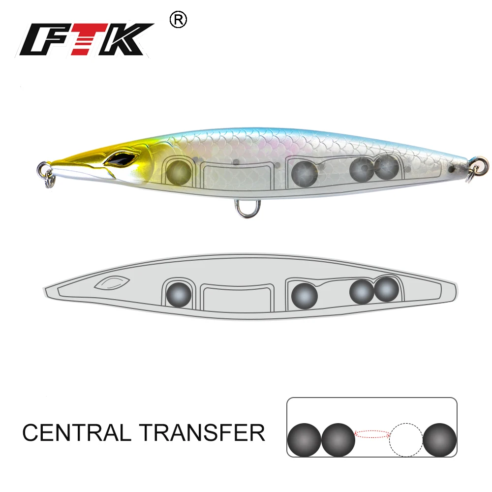 FTK قلم رصاص إغراء الصيد إغراء العائمة الطعم الصب طويل Stickbait Wobblers توبواتر الصلب إغراء 90 مللي متر/110 مللي متر/ 130 مللي متر/150 مللي متر 6 ألوان FTK قلم رصاص إغراء الصيد إغراء العائمة الطعم الصب طويل Stickbait Wobblers توبواتر الصلب إغراء 90 مللي متر/110 مللي متر/ 130 مللي متر/150 مللي متر 6 ألوان
