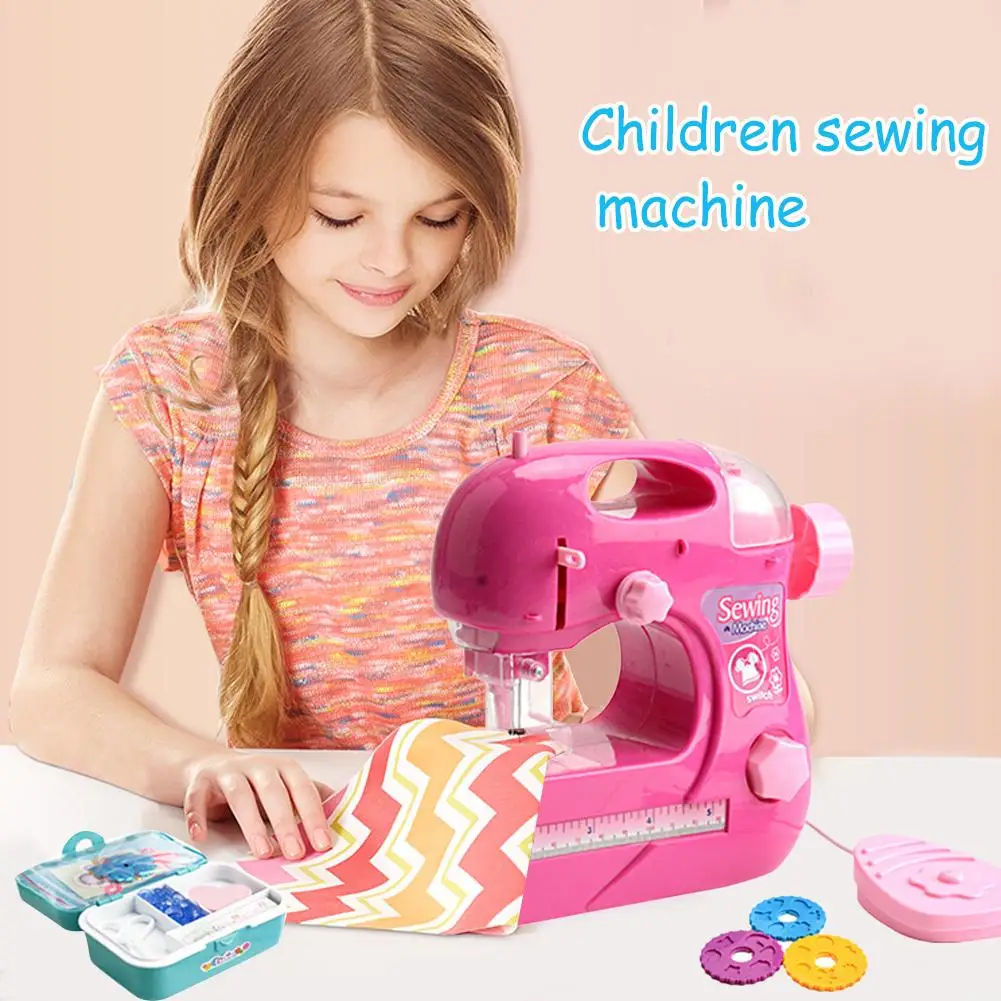 

Electric Sewing Studio Sewing Machine Baby Girl Play House Toys Smart Activity Toy Child Pretended Play Gift
