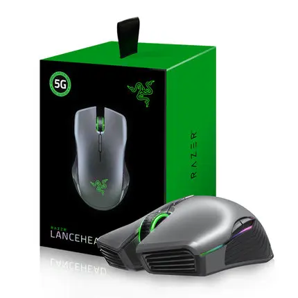 Razer Lancehead 2,4G Беспроводная игровая мышь RGB с подсветкой 16000 Регулируемая dpi 5G Лазерная многомодовая сенсорная мышь для ноутбука PC Gamer