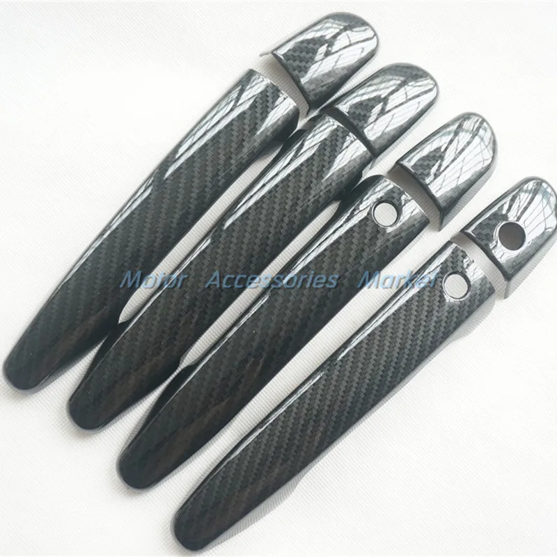 

New Carbon Fiber Look Door Handle Cover Trim for Mazda 2 Demio 2015 2016 2017 2018 LHD