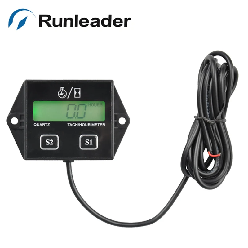 Rlhm011l Lcd Big Backlight Battery Replaceable Tachometer Hour Meter