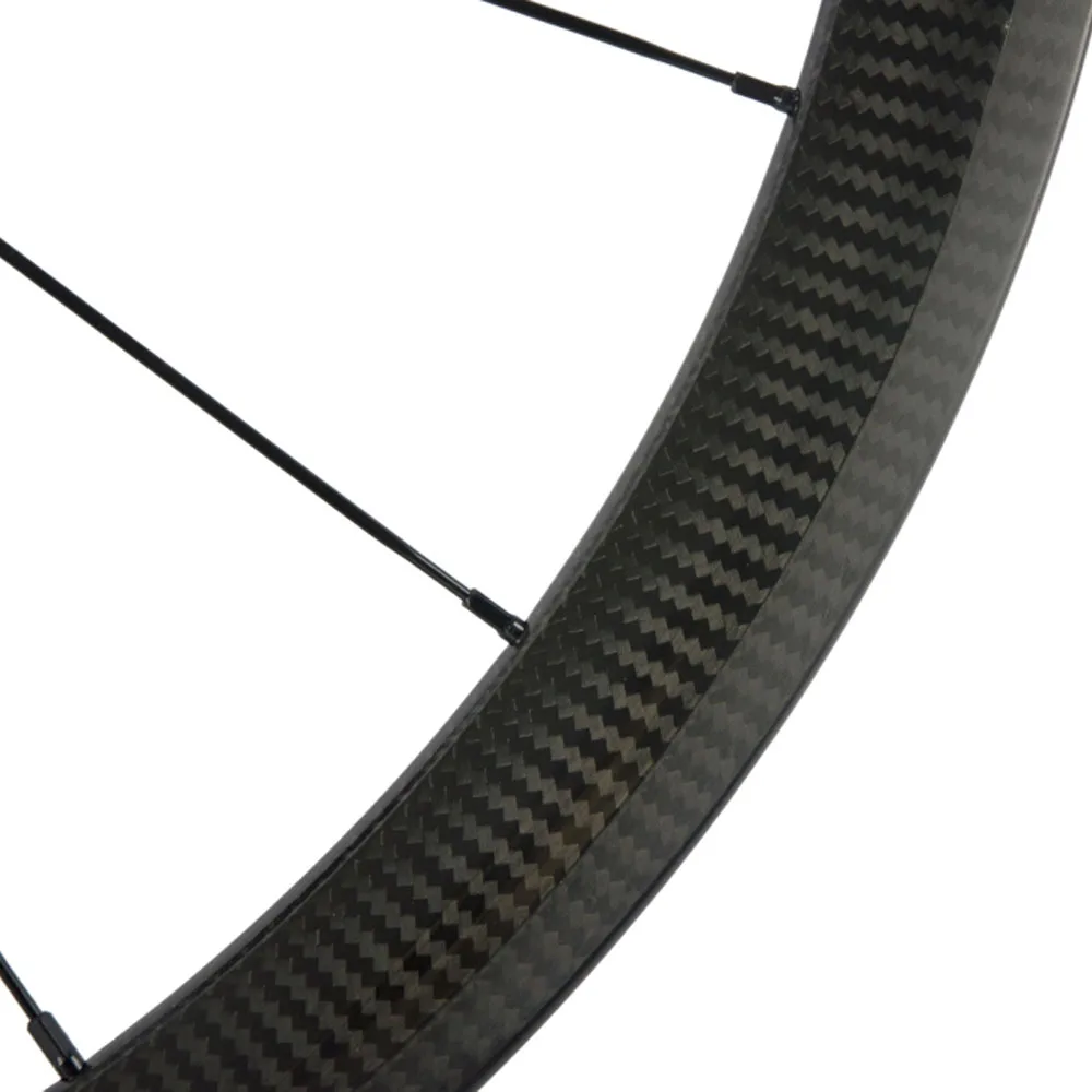 Perfect Wilee Bike 38mm  Carbon wheelset 3K Twill  Clincher Carbon Wheels Bicycle Wheel Carbon Fiber Bike Wheels With R17606 6