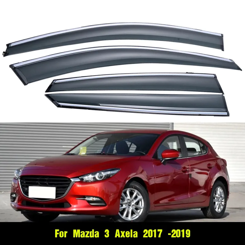 Vtear For Mazda 3 Axela hatchback sedan window visor Windows side Sun
