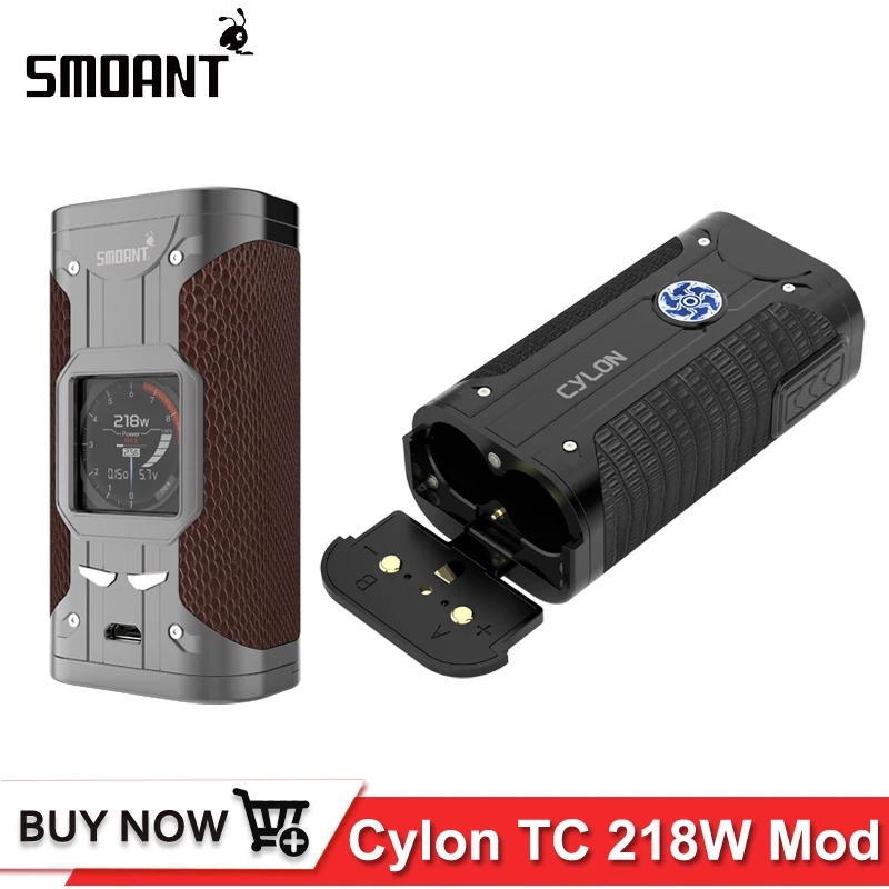 

Original Electronic Cigarette Mod Smoant cylon TC 218w Box Mod 218 E Cigarettes 1.3 inch screen Vaporizer Vaper