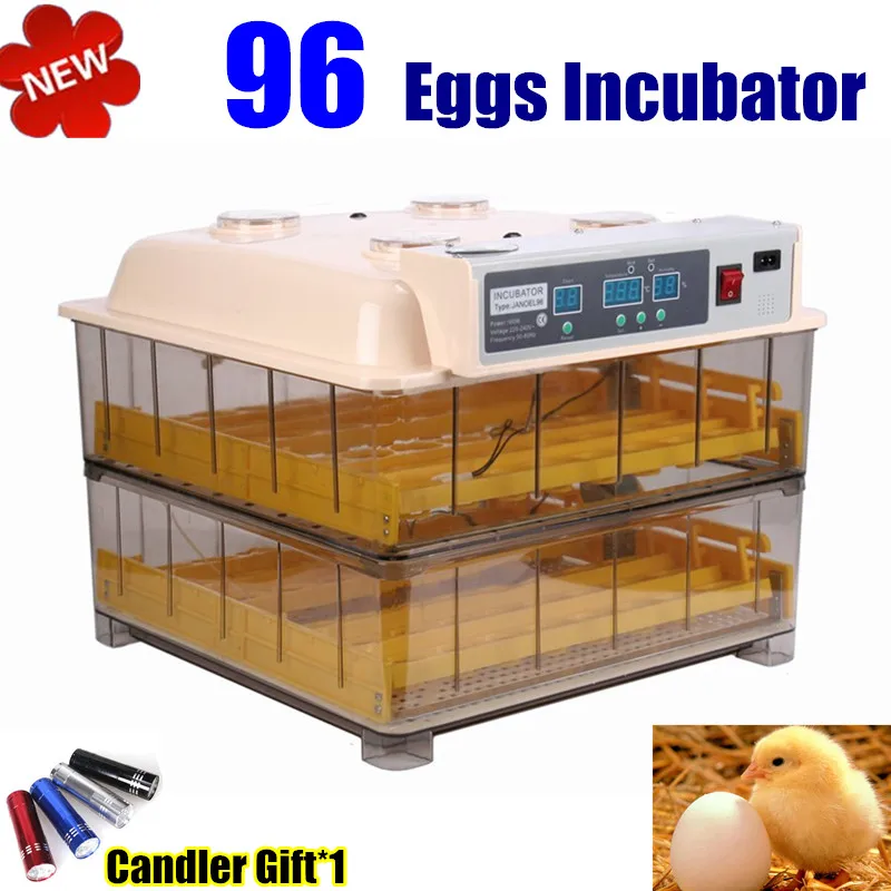 Newly Automatic 96 Eggs Incubator Digital Control Turner