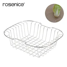 Strainer-Basket Drying-Rack Stainless-Steel Kitchen for Dish Colander Over-The-Sink Professional