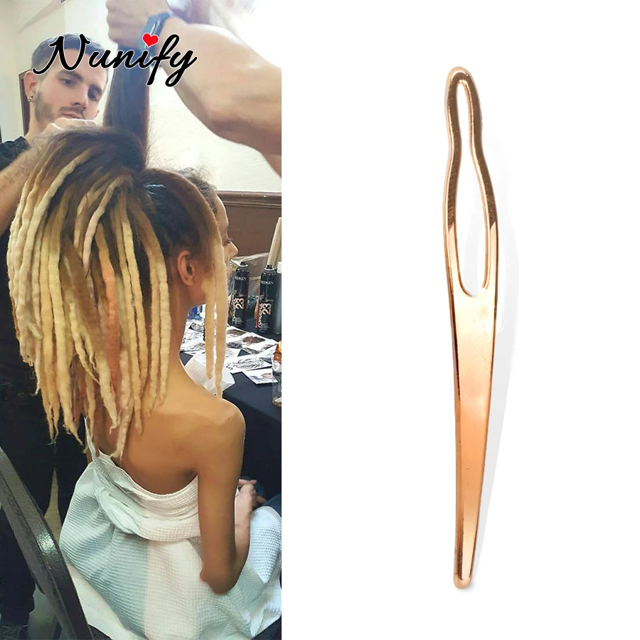 

Nunify Dreadlock Tools Hair Extension Holder Locking Needle For Locks Hair Extensions Tools Curved Needle 1Pcs/Lot Good Quality