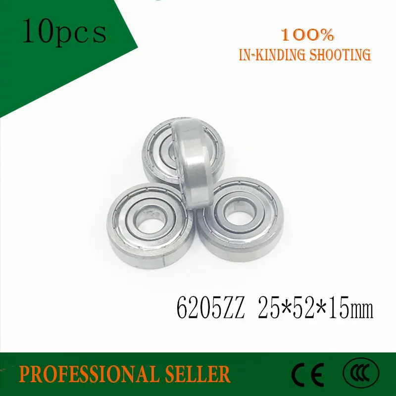 Подшипник 6205 6205Z 6205ZZ 2Z 25x52x15 шарикоподшипники с глубоким желобом однорядные
