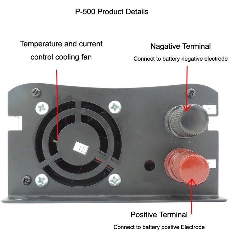 Инвертор 500 Вт постоянный ток 12 В в переменный 220 чистый синусоидальный сигнал