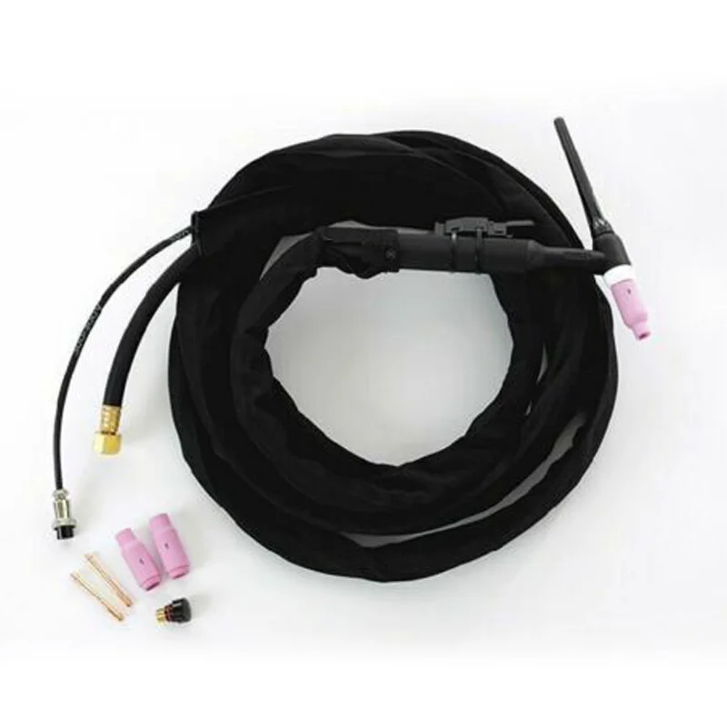 

Tig Welder Welding Torch Gas Lens Set WP-17 10-Foot Air-Cooled Body Flexible High Quality