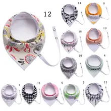 Двухслойные детские нагрудники из хлопка, треугольный шарф, слюнявчик, полотенце с соской, вешалки, аксессуары для детского питания, детские слюнявчики