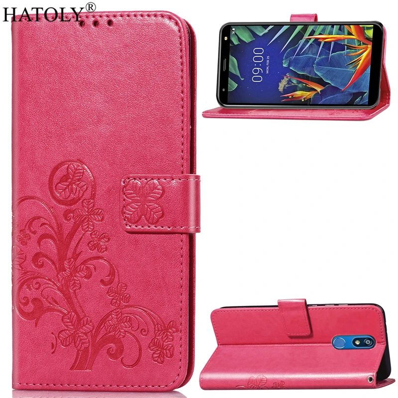 

For Cover LG K40 Case Flip Leather Case for LG K40 Wallet Case Bag Shell Soft Silicone Back Cover For LG K12 Plus K12+ 5.7 inch
