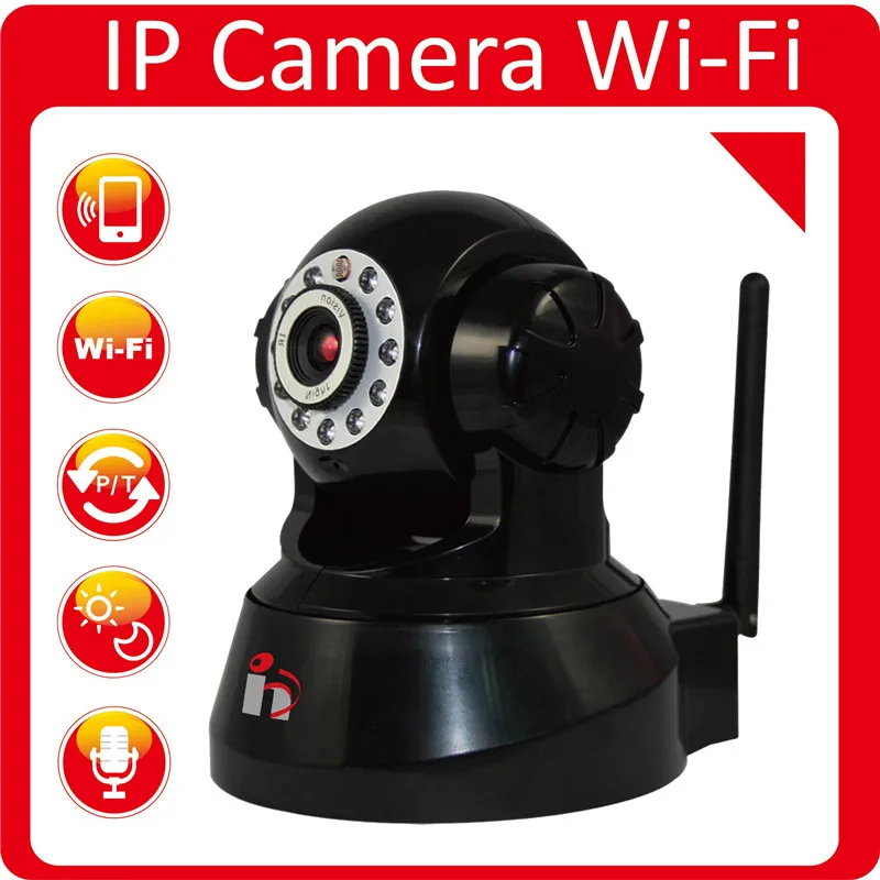 HY free ship IP Camera pan&amptilt home 0.3MP wi fi p2p camera wi-fi Camara Wireless Wifi Security IR CUT ip cam | Безопасность и