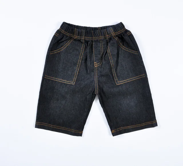 2015 Fashion child denim shorts,summer children jeans Black shorts,boys