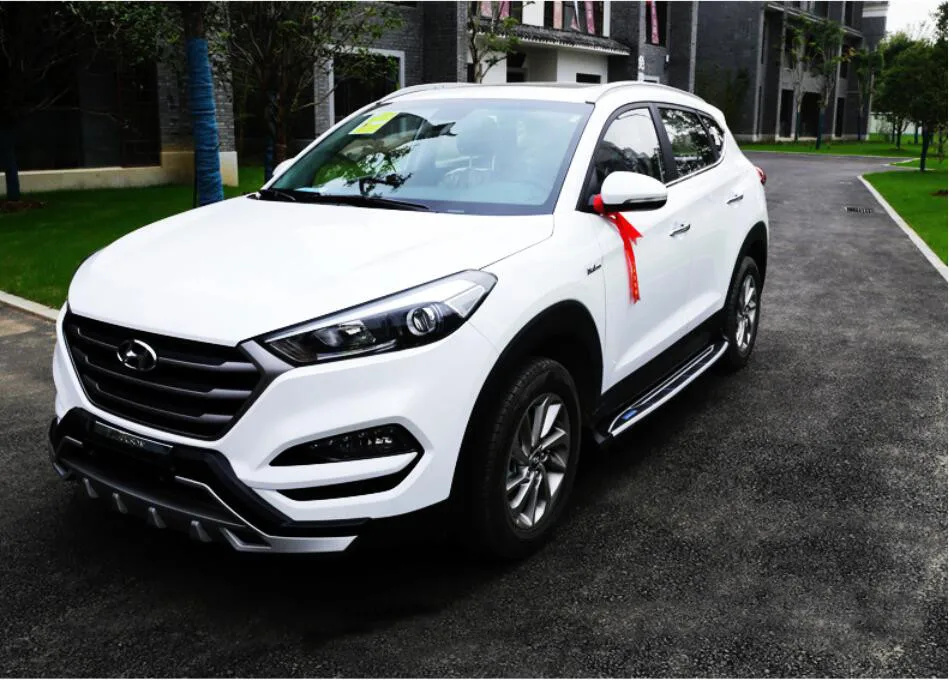 Авто ходовые доски шаг в сторону для hyundai Tucson. высокое качество красивый автомобиль Nerf бары