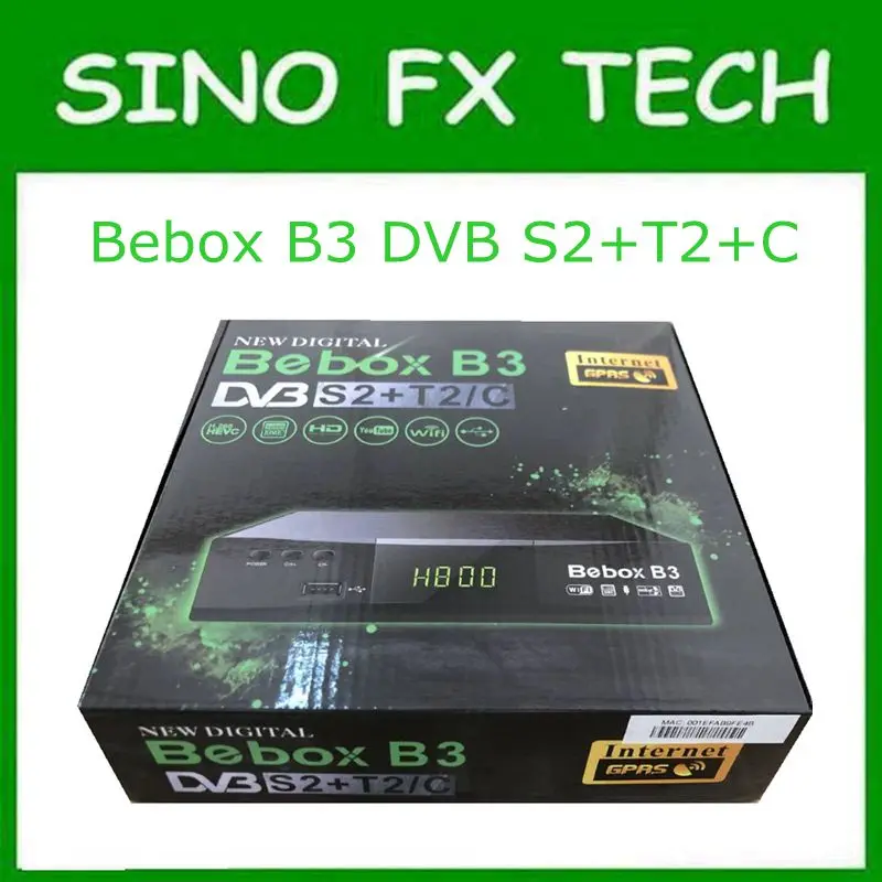 

2019 Bebox B3 DVB S2+T2+C combo H.265 hevc gprs powervu autoroll decoder with Tcam instead of cobox onsat box
